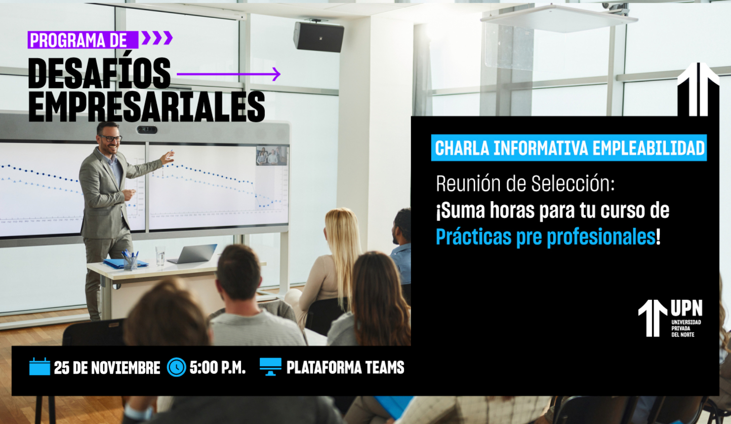 Reunión de selección: ¡suma horas para tu curso de prácticas pre profesionales!