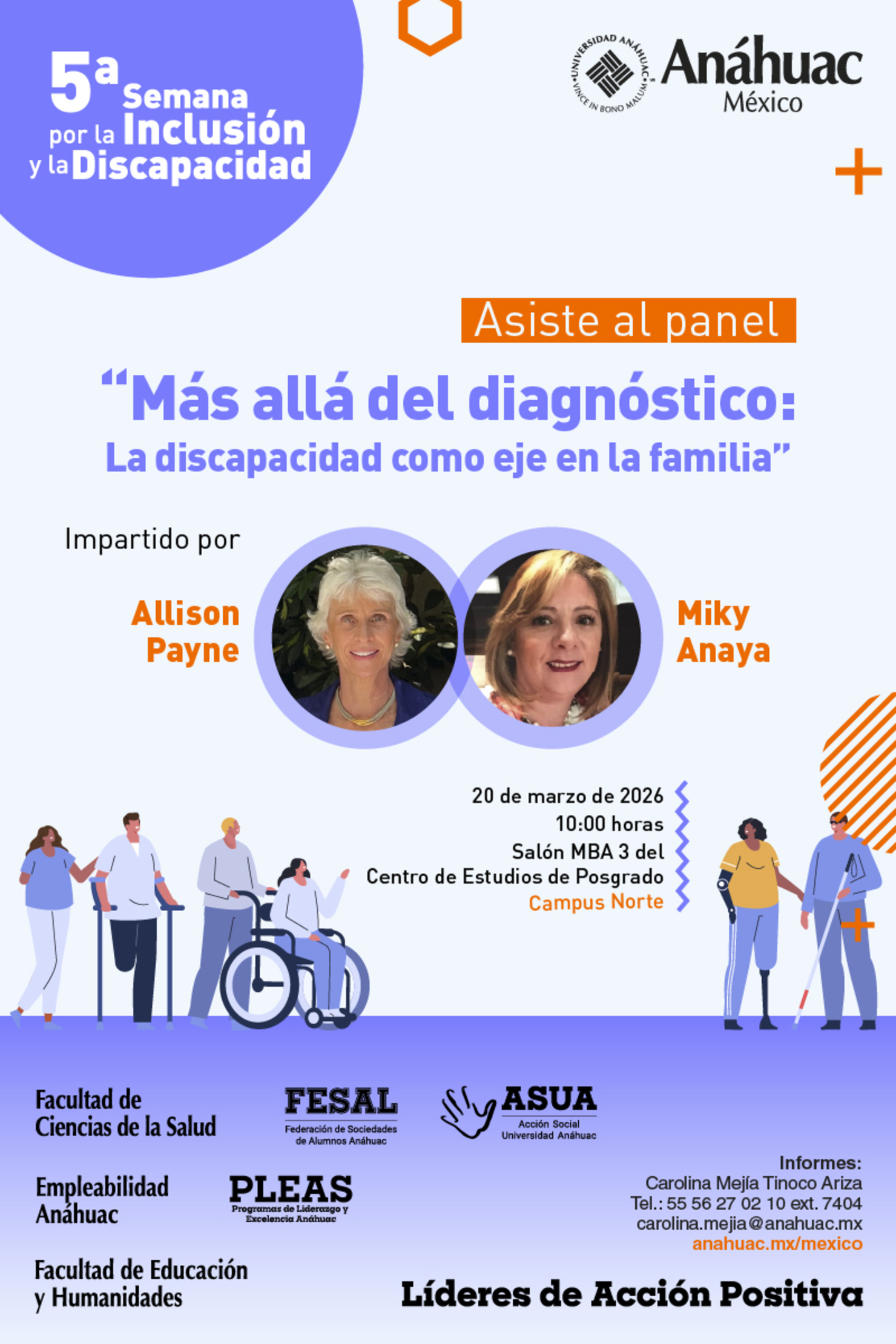 Panel: Más allá del diagnóstico: La discapacidad como eje en la familia