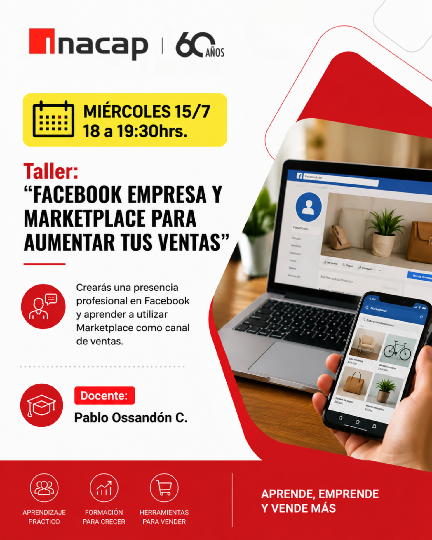 Taller Facebook Empresa y Marketplace para vender más