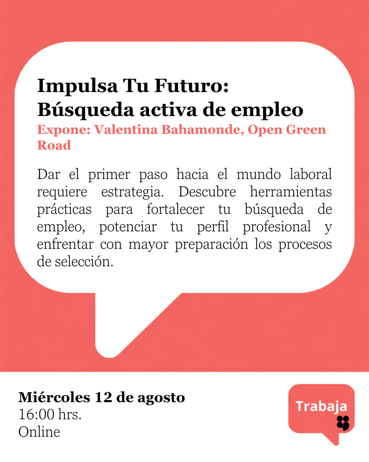 Impulsa Tu Futuro: Búsqueda activa de empleo