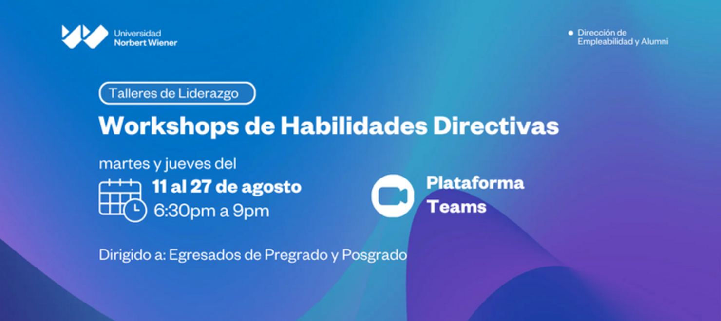 Workshops de Habilidades Directivas