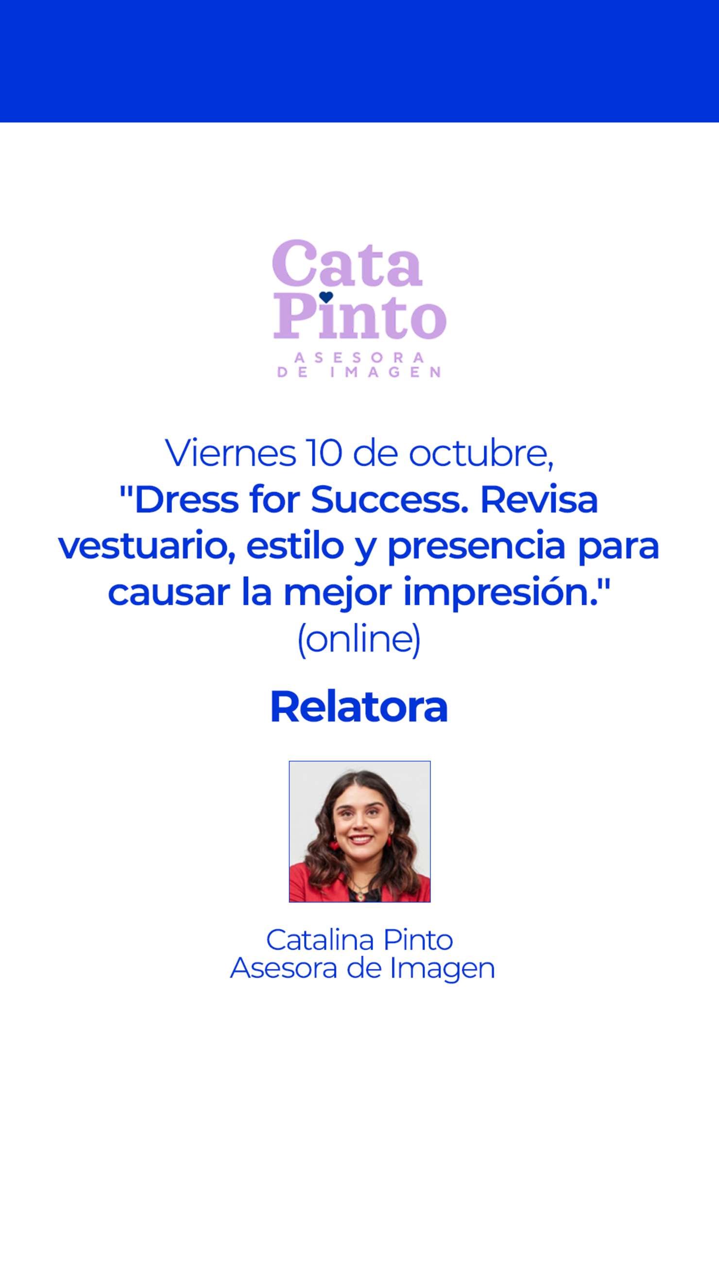 Webinar Dress for success