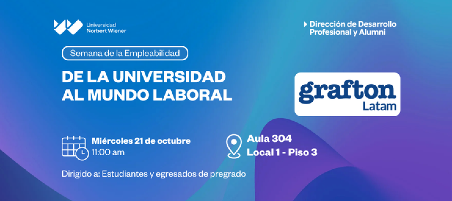 Semana de Empleabilidad | Charla GRAFTON