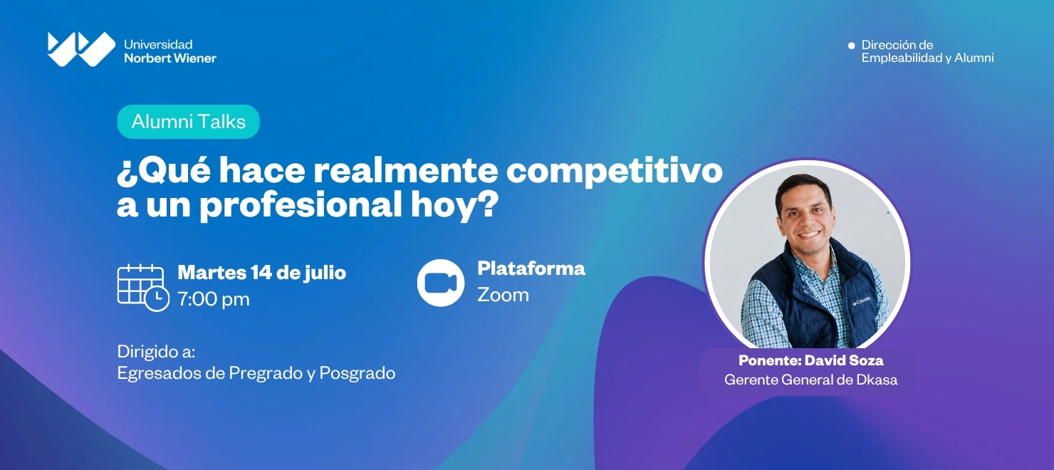 Alumni Talks: ¿Qué hace realmente competitivo a un profesional hoy?