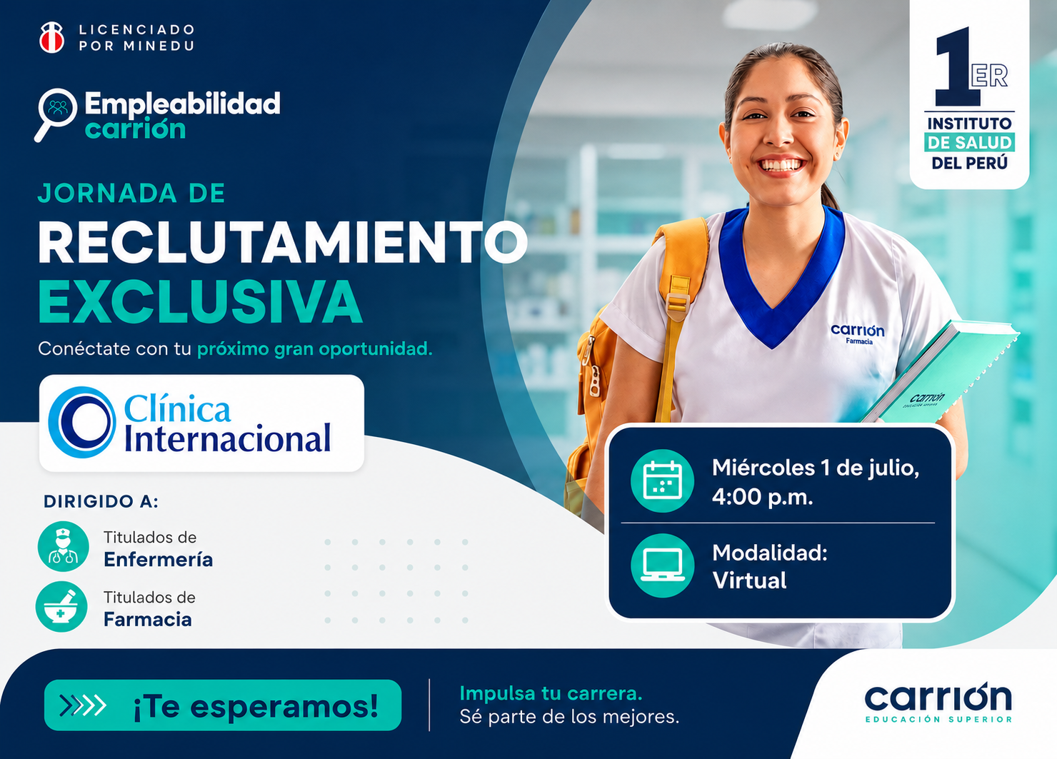 Jornada de Reclutamiento Exclusiva con Clínica Internacional