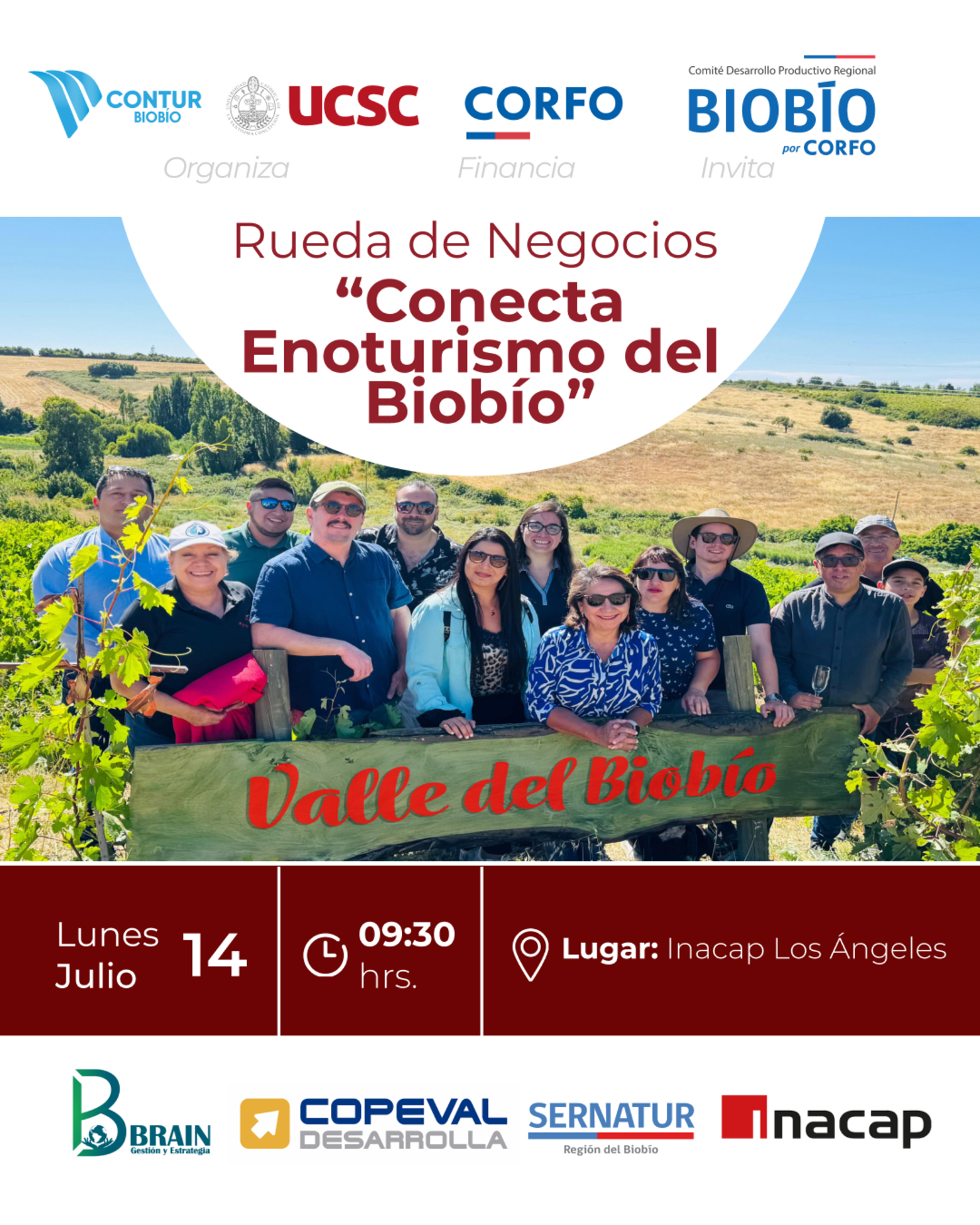 Rueda de Negocios “Conecta Enoturismo del Biobío