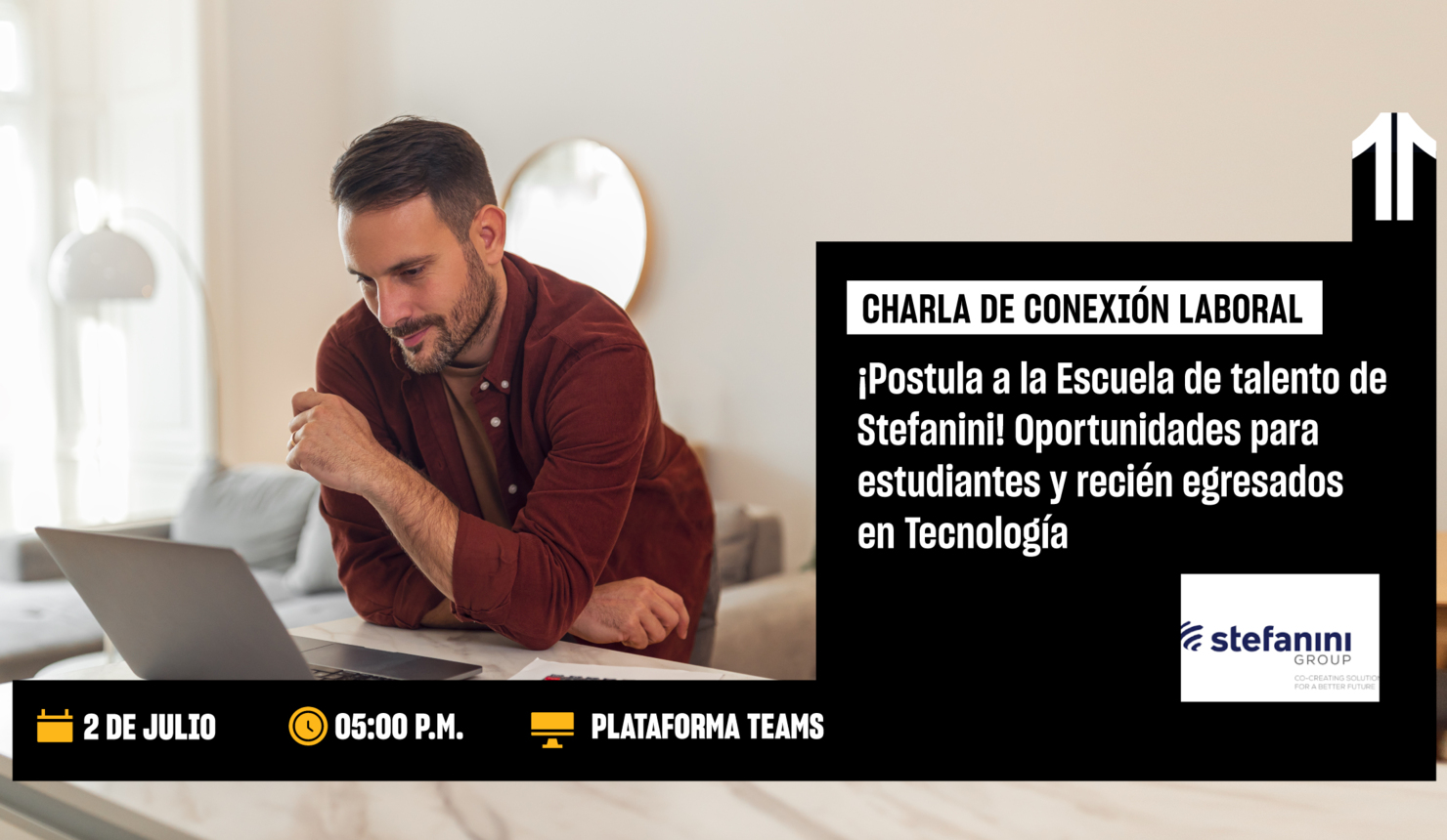 ¡Postula a la Escuela de talento de Stefanini! Oportunidades para estudiantes y recién egresados en Tecnología