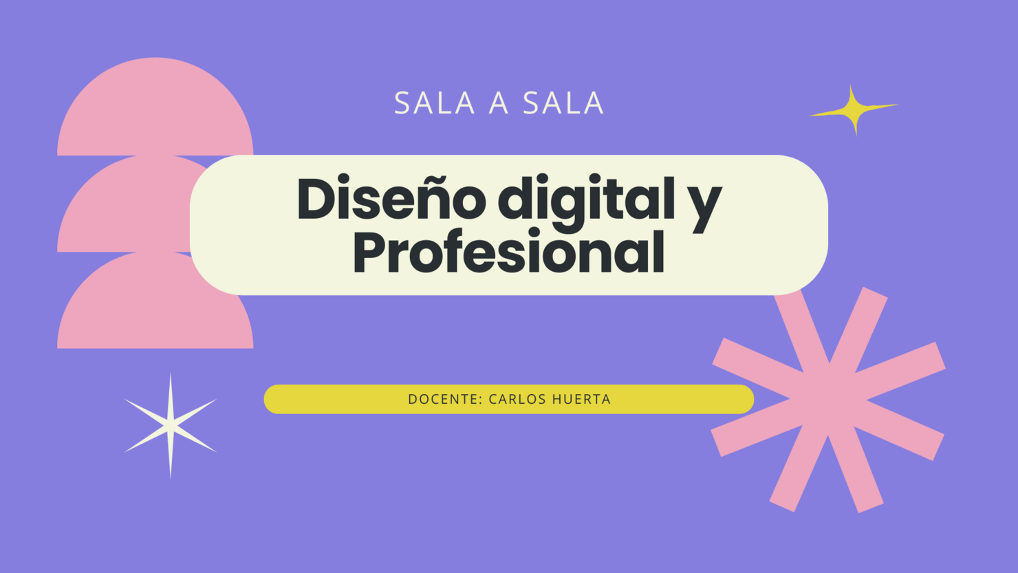 Sala a sala Diseño digital profesional