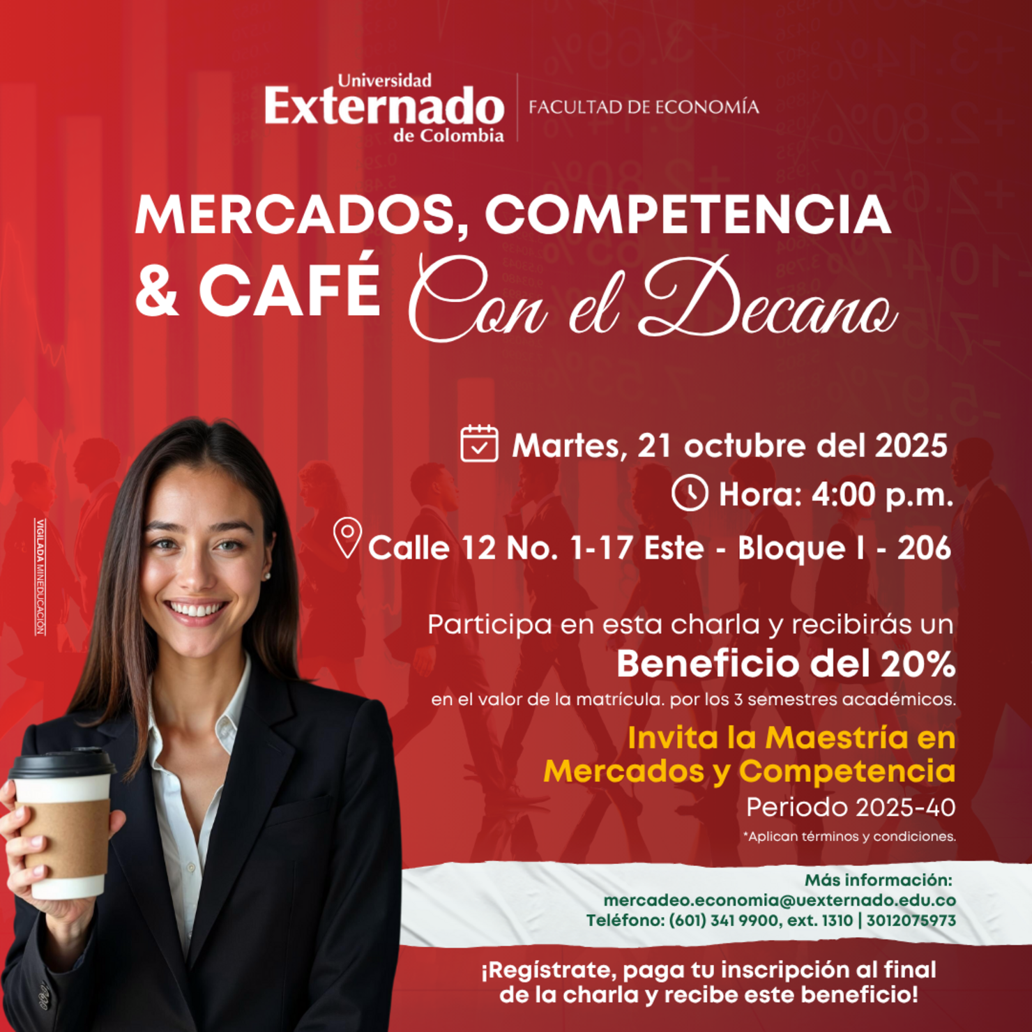 Mercados, competencia y café con el decano