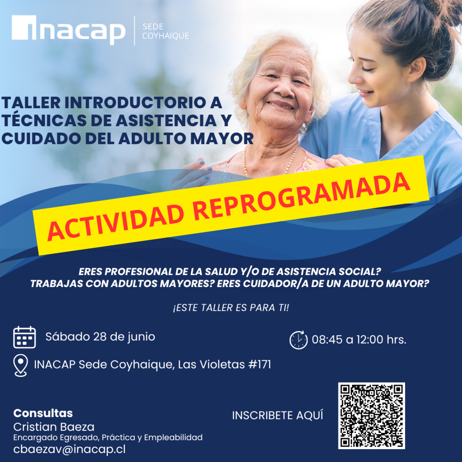 Taller Introductorio a Técnicas de Asistencia y Cuidado del Adulto Mayor