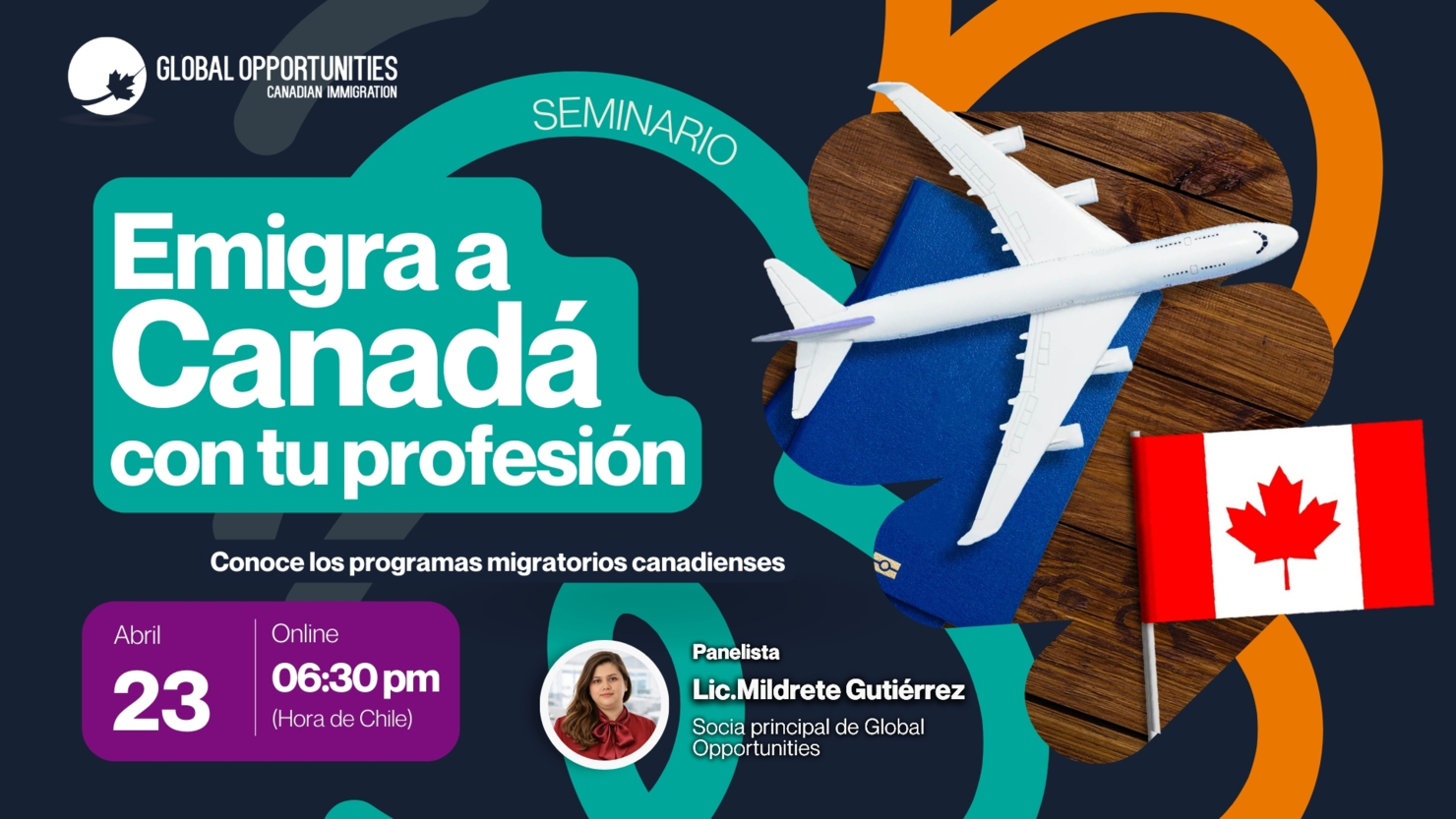 Seminario "Emigra a Canadá con tu Profesión"