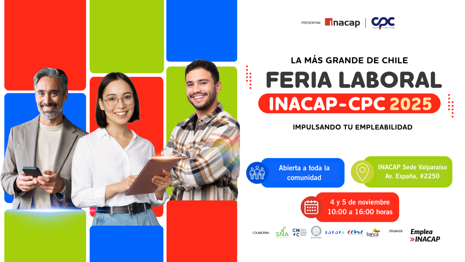 ¡Acércate a Nuestros Anfitriones! Guía y Registro Oficial para la Feria Laboral INACAP-CPC 2025