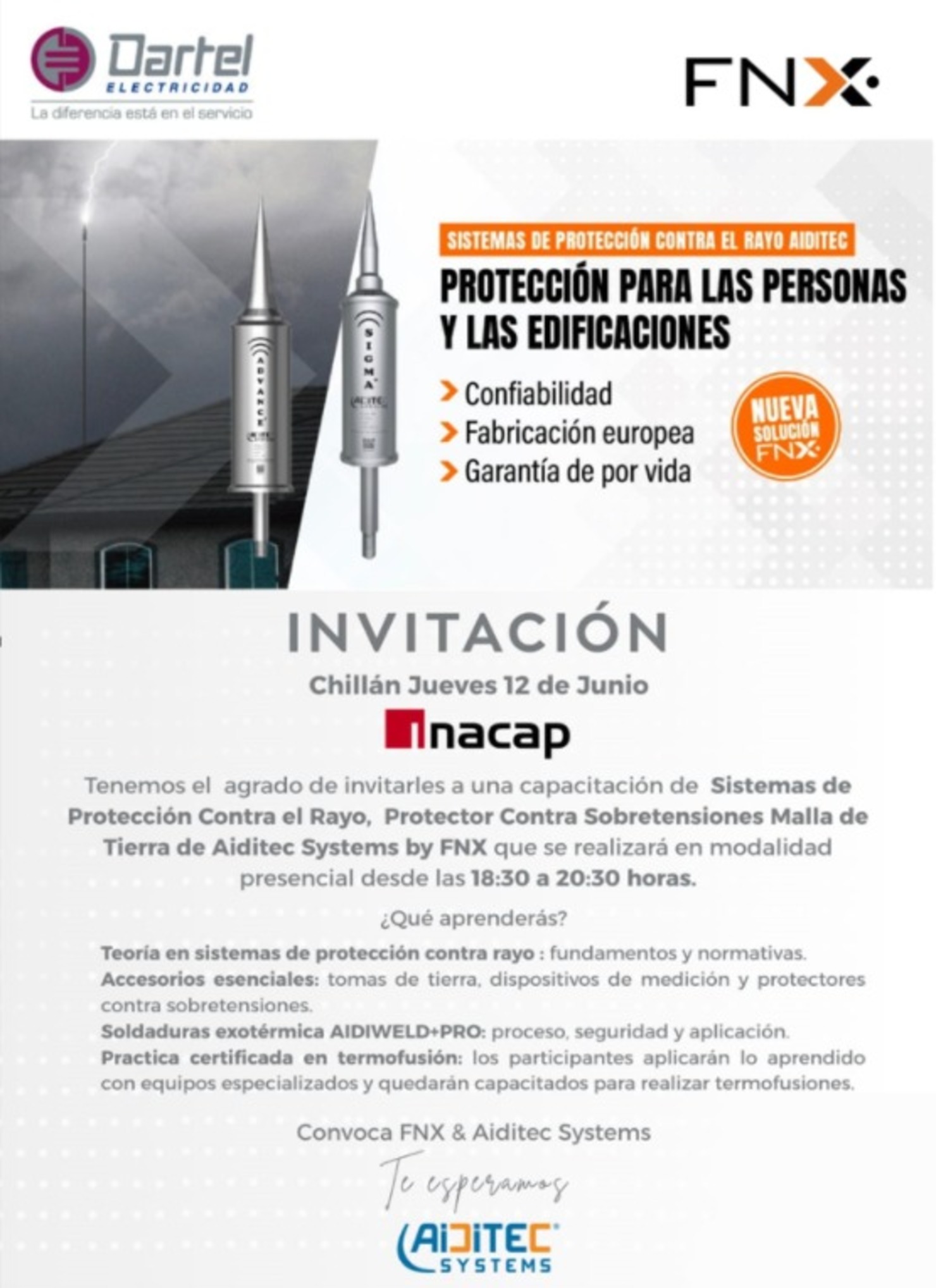 ¡Ven y participa de esta importante capacitación!