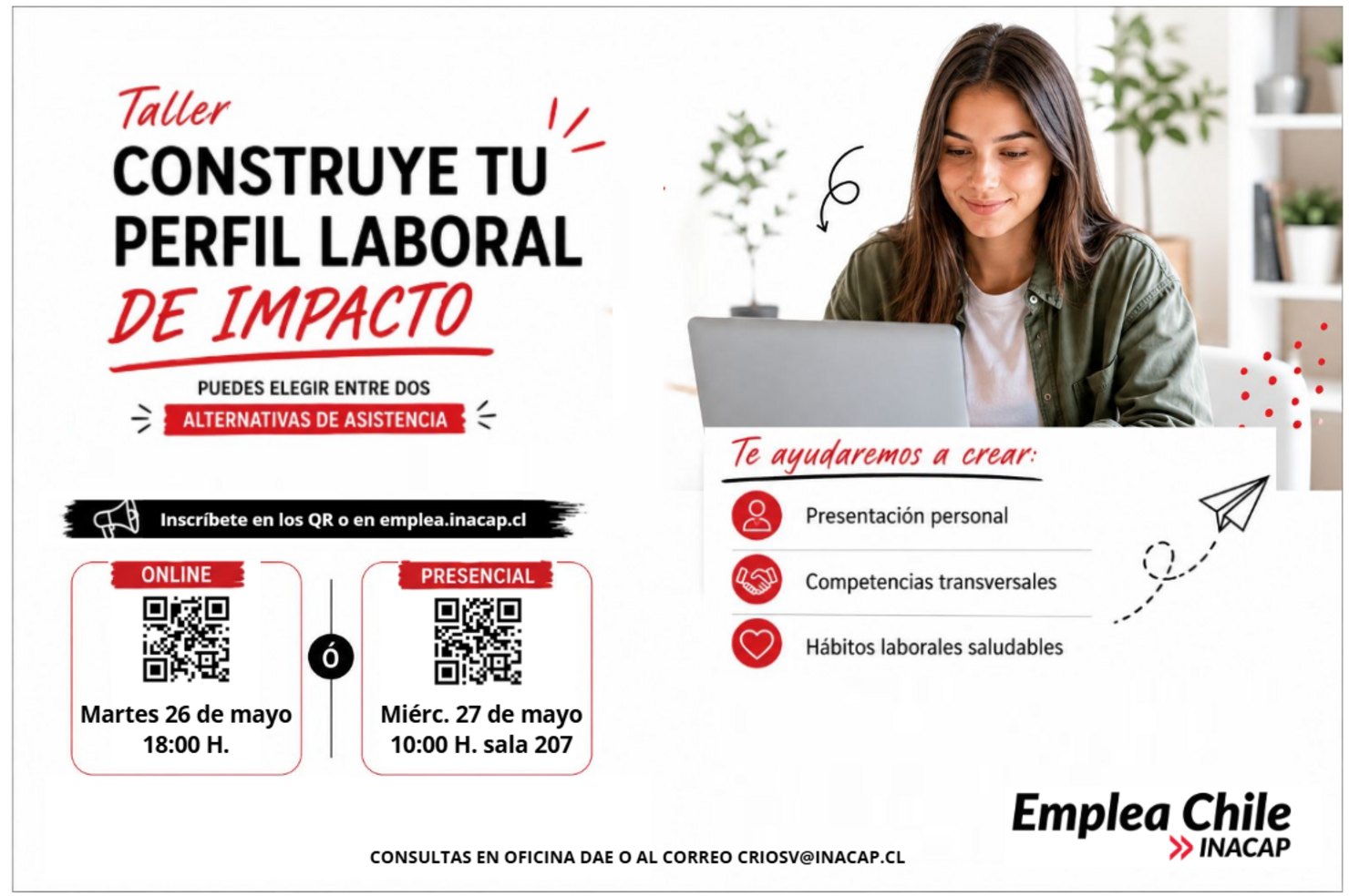 Construye Tu Perfil Laboral De Impacto (alternativa presencial)