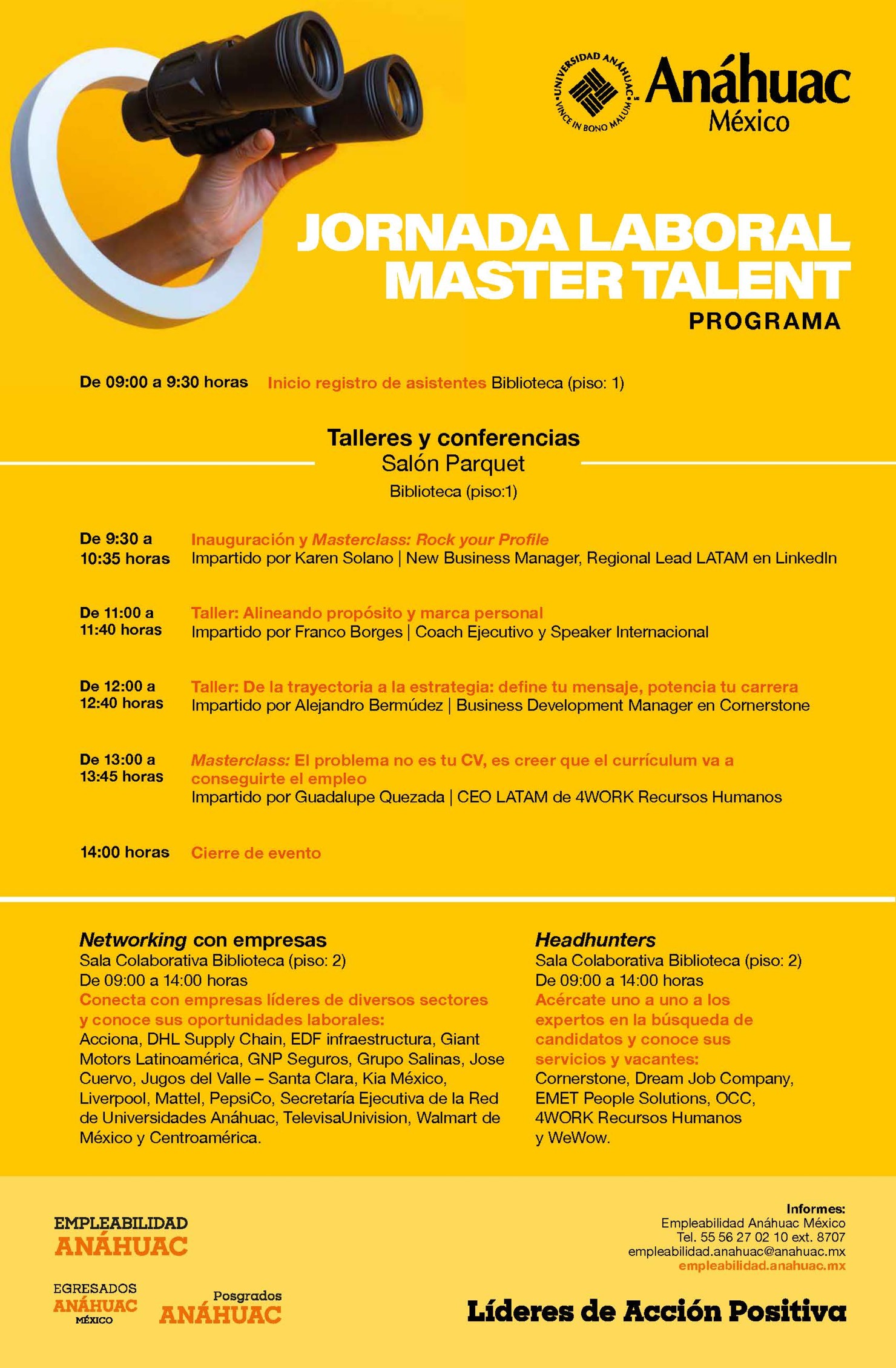 Jornada Laboral Master Talent