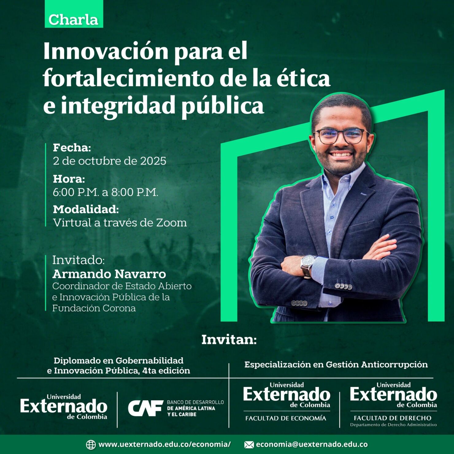 Charla: Innovación para el fortalecimiento de la ética e integridad pública