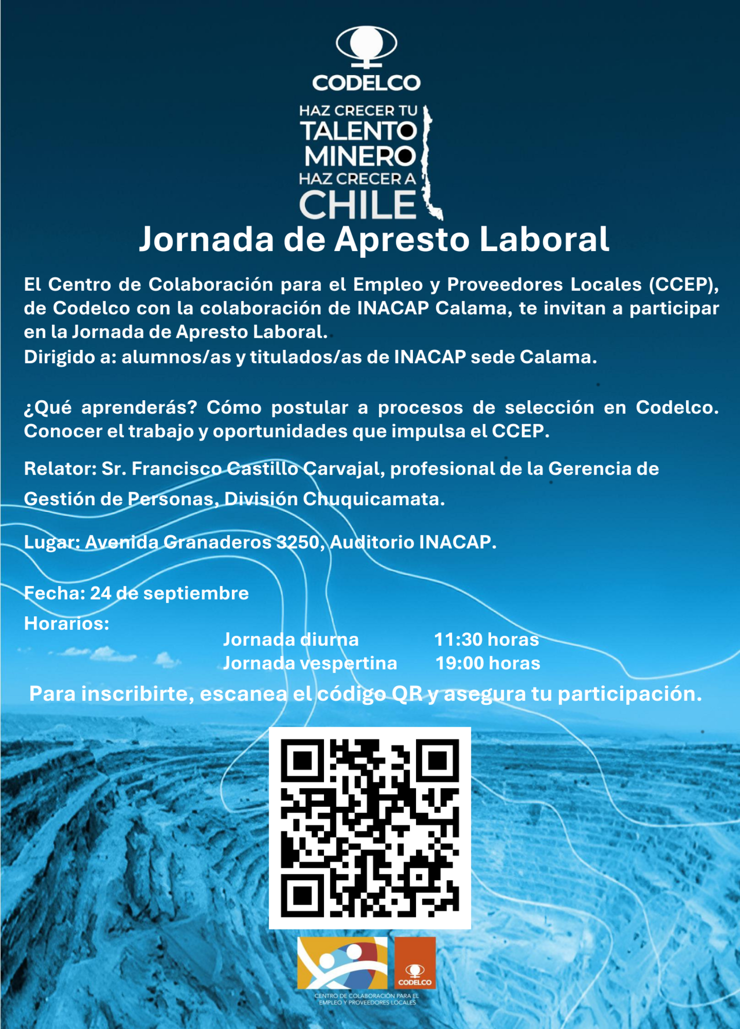 CHARLA DE APRESTO LABORAL