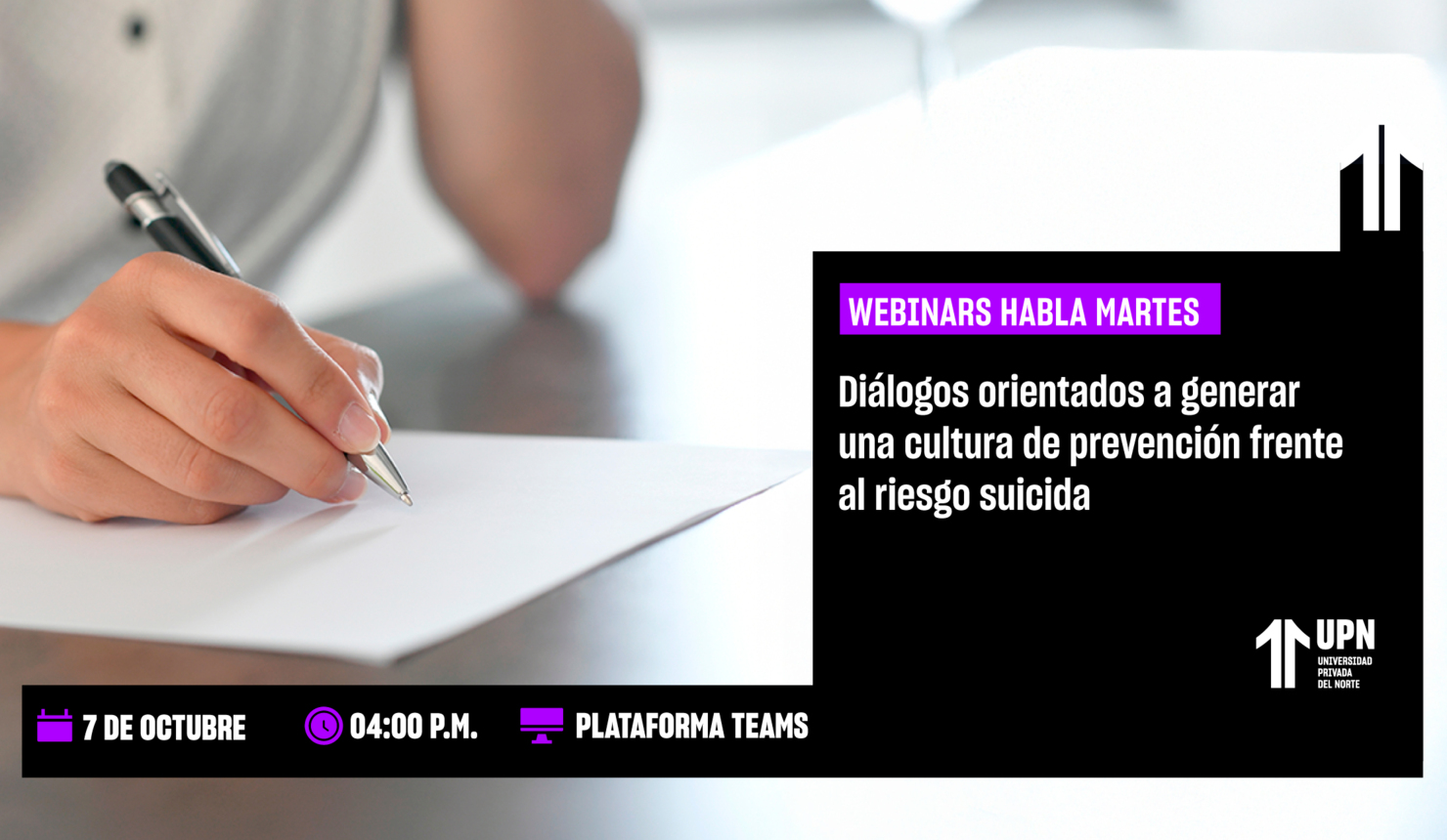 Diálogos orientados a generar una cultura de prevención frente al riesgo suicida
