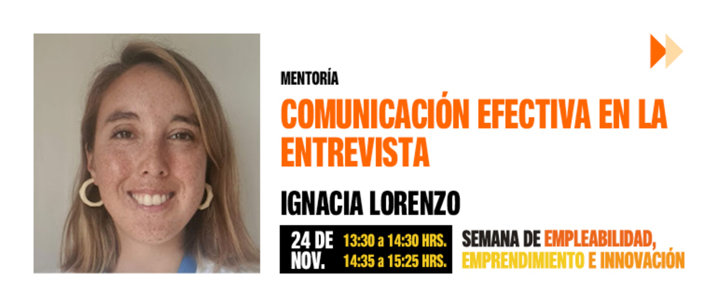 Mentoría "Comunicación efectiva en entrevista"