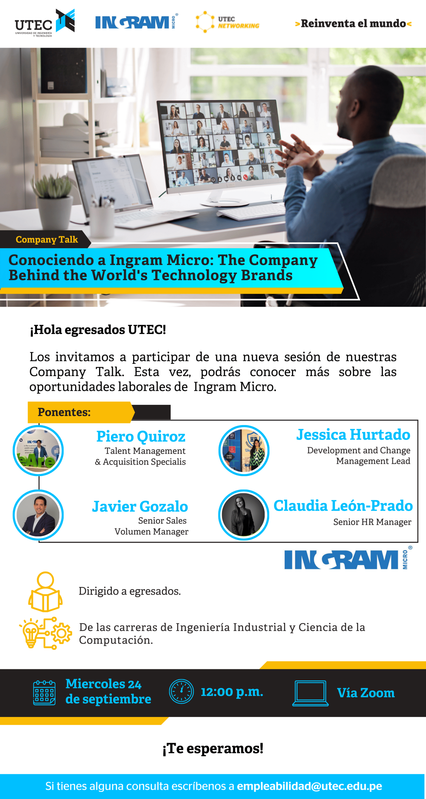 [ INGRAM MICRO - Conociendo a Ingram Micro: The Company Behind the World's Technology Brands ] Miércoles 24/09 a las 12:00 pm