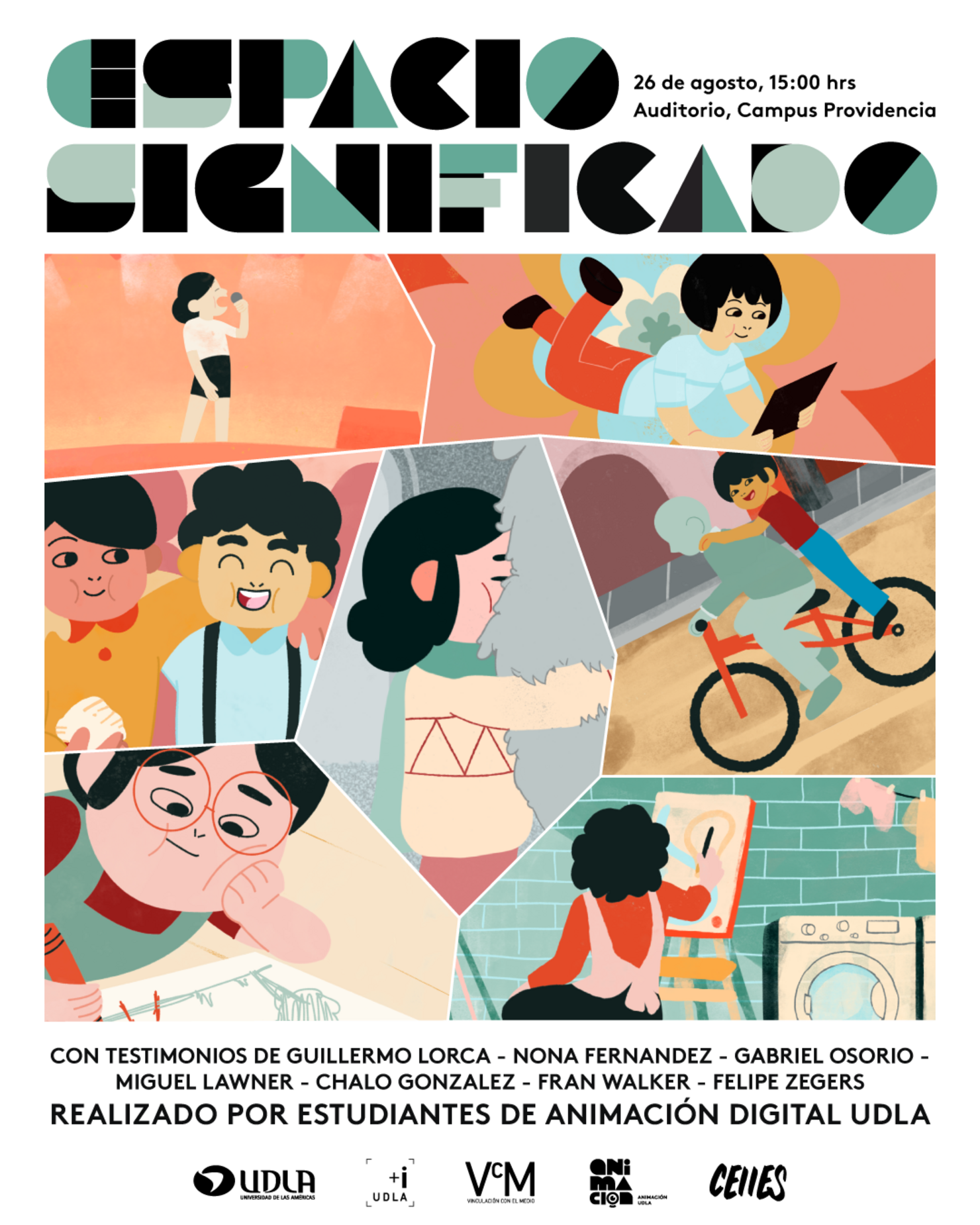 Exhibición de cortos Espacio Significado