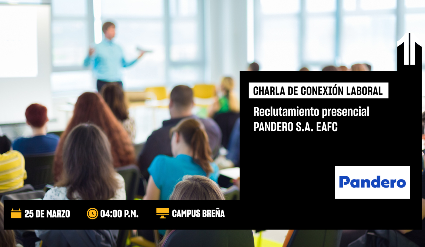 Reclutamiento presencial PANDERO S.A. EAFC (Breña)