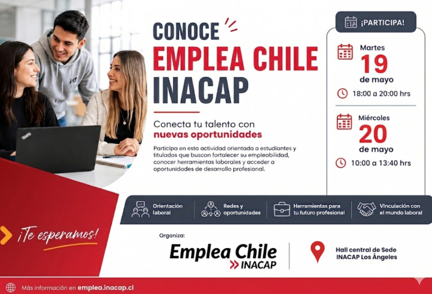 Conoce Emplea Chile INACAP - Los Ángeles