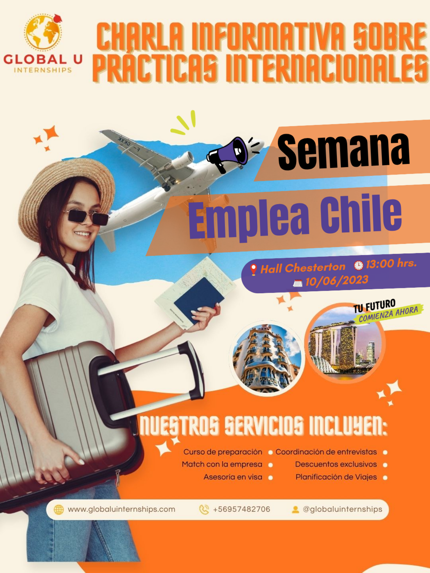 Charla informativa prácticas internacionales