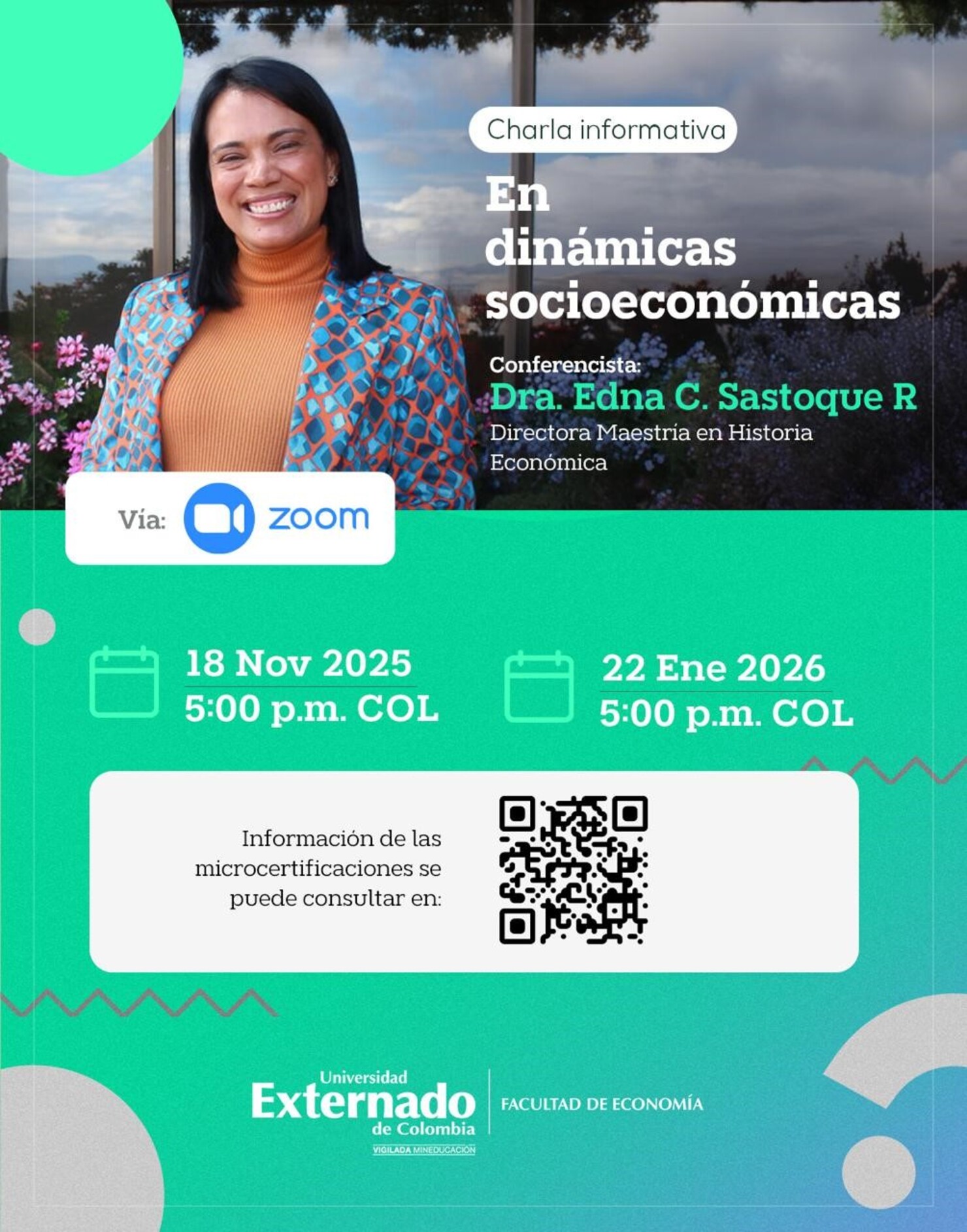 Charla Informativa En Dinámicas Socioeconómicas