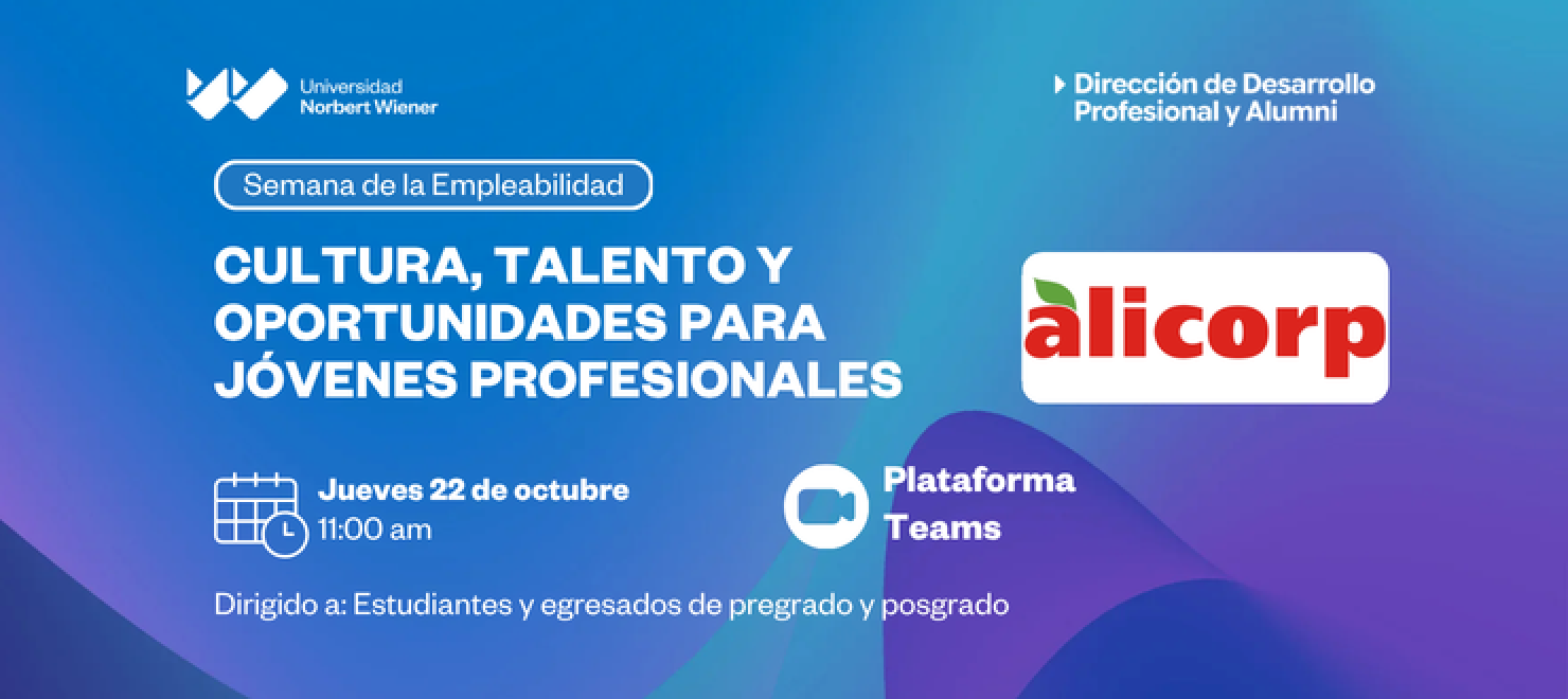 Semana de Empleabilidad | Charla ALICORP