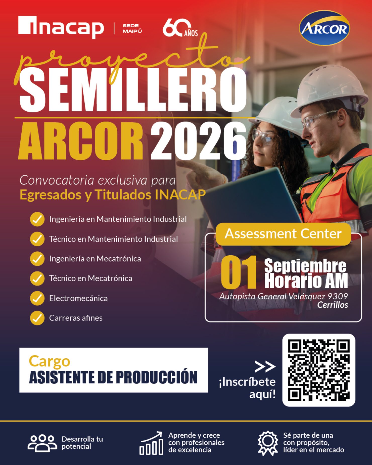 Reclutamiento Arcor - área Mantenimiento