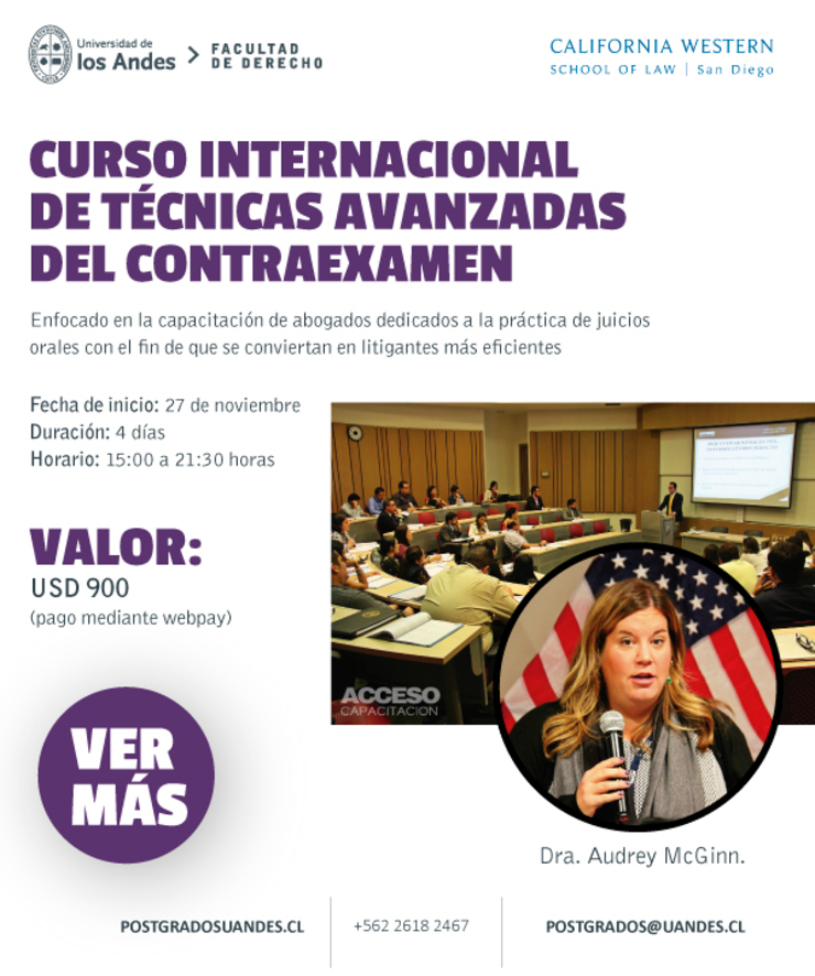 Curso Internacional de Técnicas Avanzadas del Contraexamen