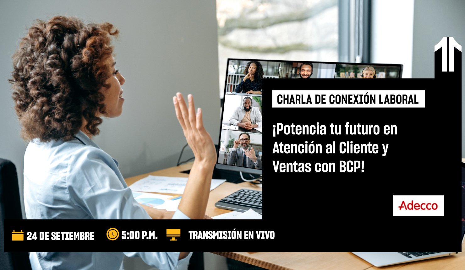 ¡Potencia tu futuro en Atención al Cliente y Ventas con BCP!