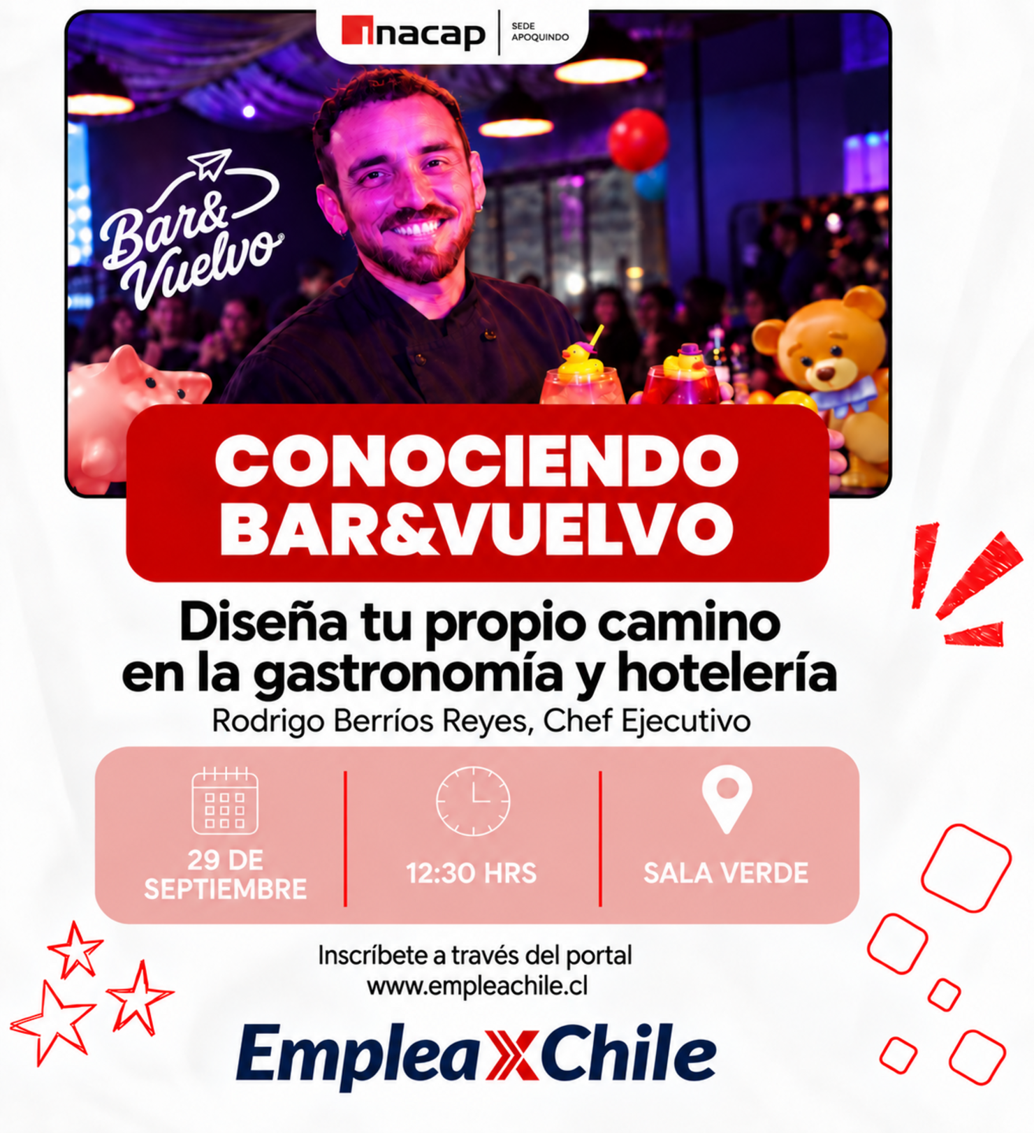 Diseña tu propio camino en la gastronomía y hotelería