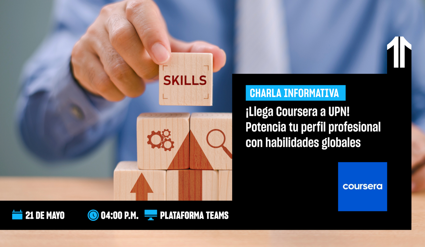 ¡Llega Coursera a UPN! Potencia tu perfil profesional con habilidades globales