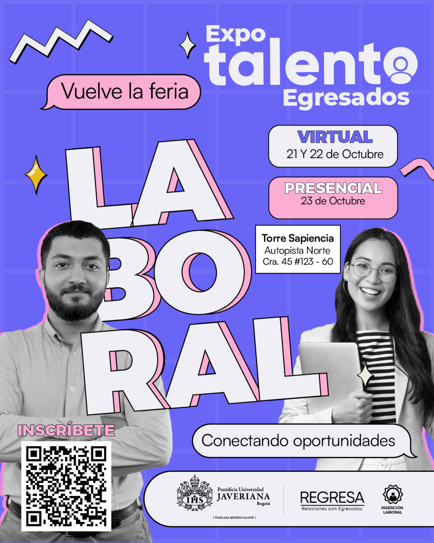 Invitación para Egresados/as a la feria laboral Expotalento