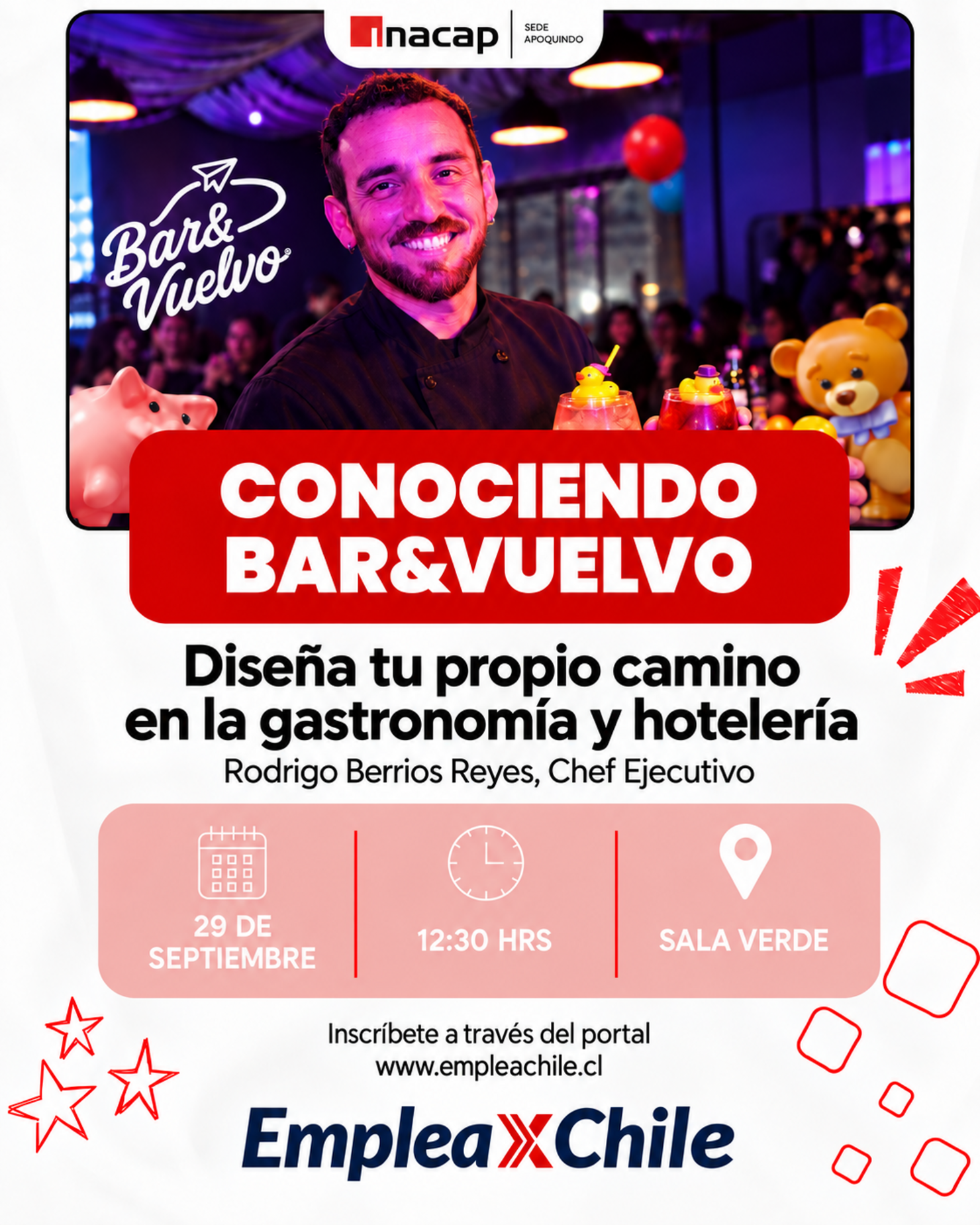 Diseña tu propio camino en la gastronomía y hotelería
