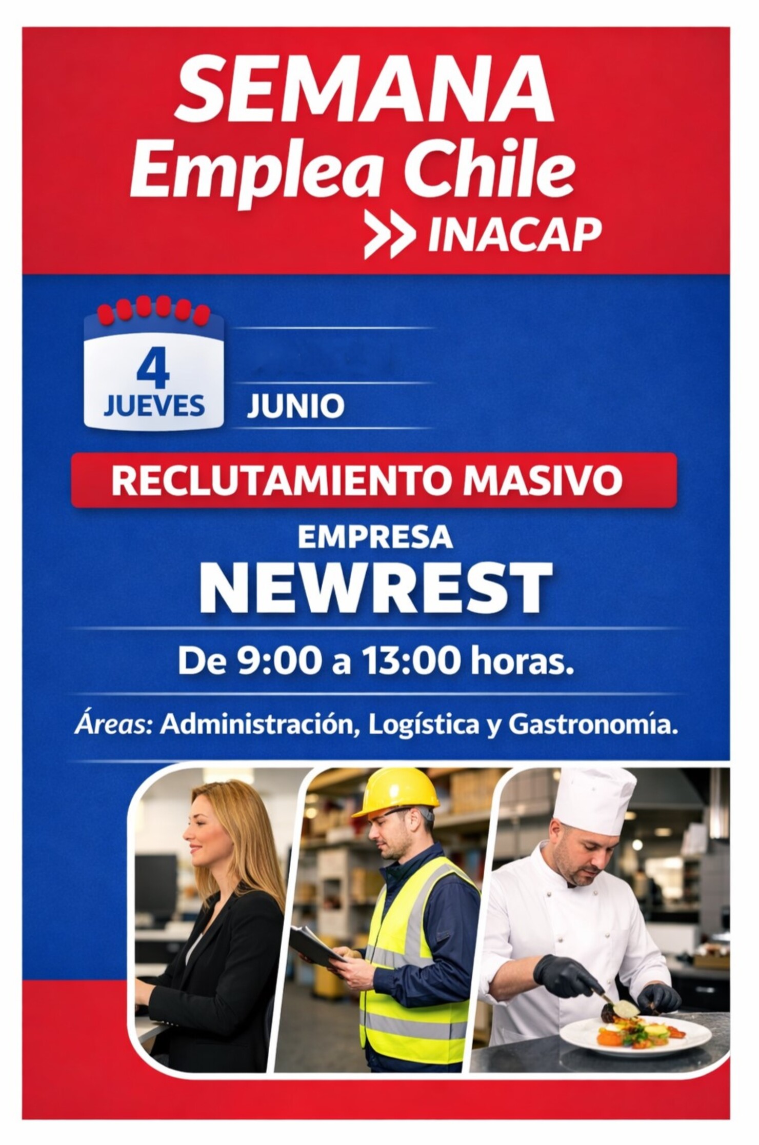 Reclutamiento Masivo empresa Newrest
