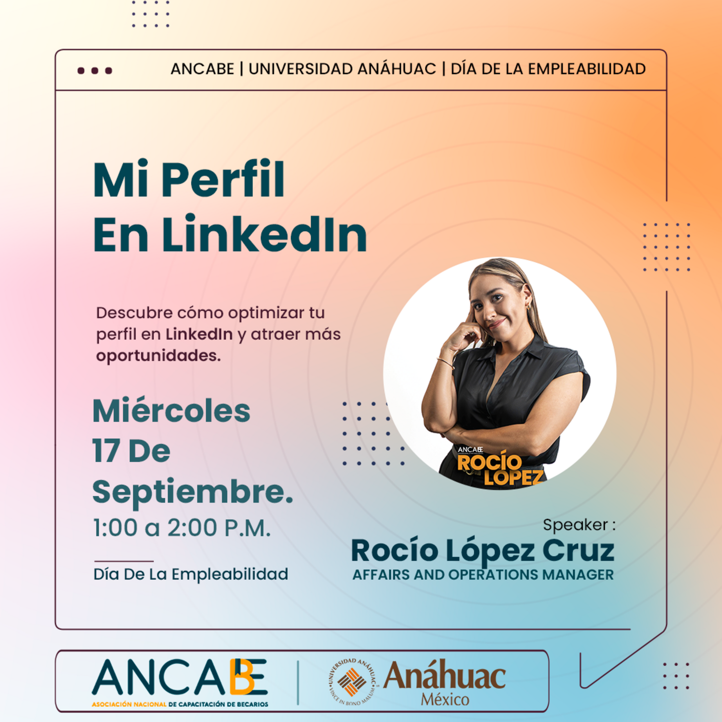 Mi perfil en LinkedIn: ANCABE