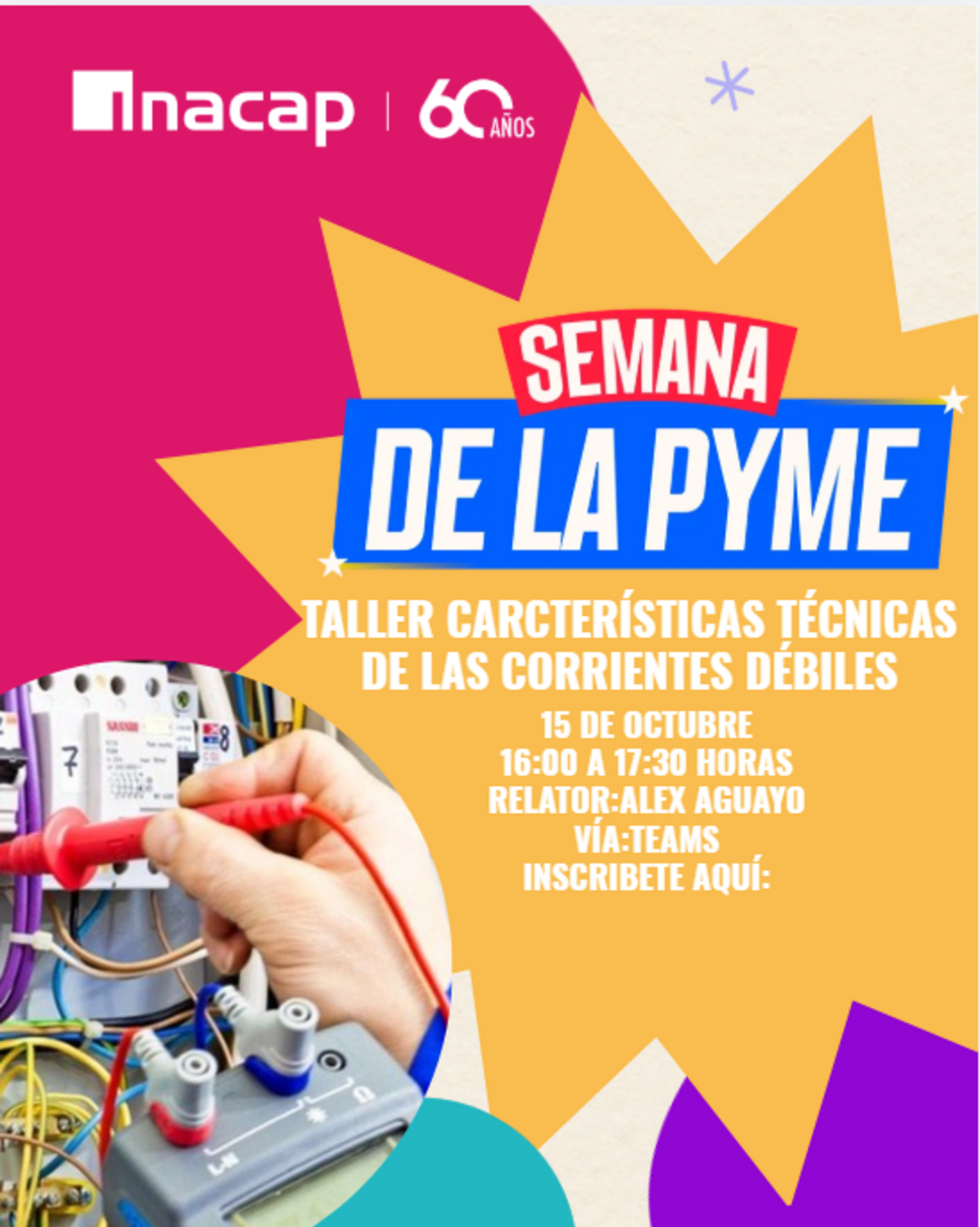 Taller Características técnicas de las corrientes débiles.