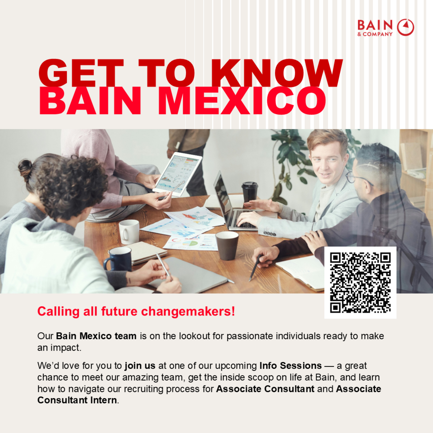Get to Know Bain Mexico - in-person networking event