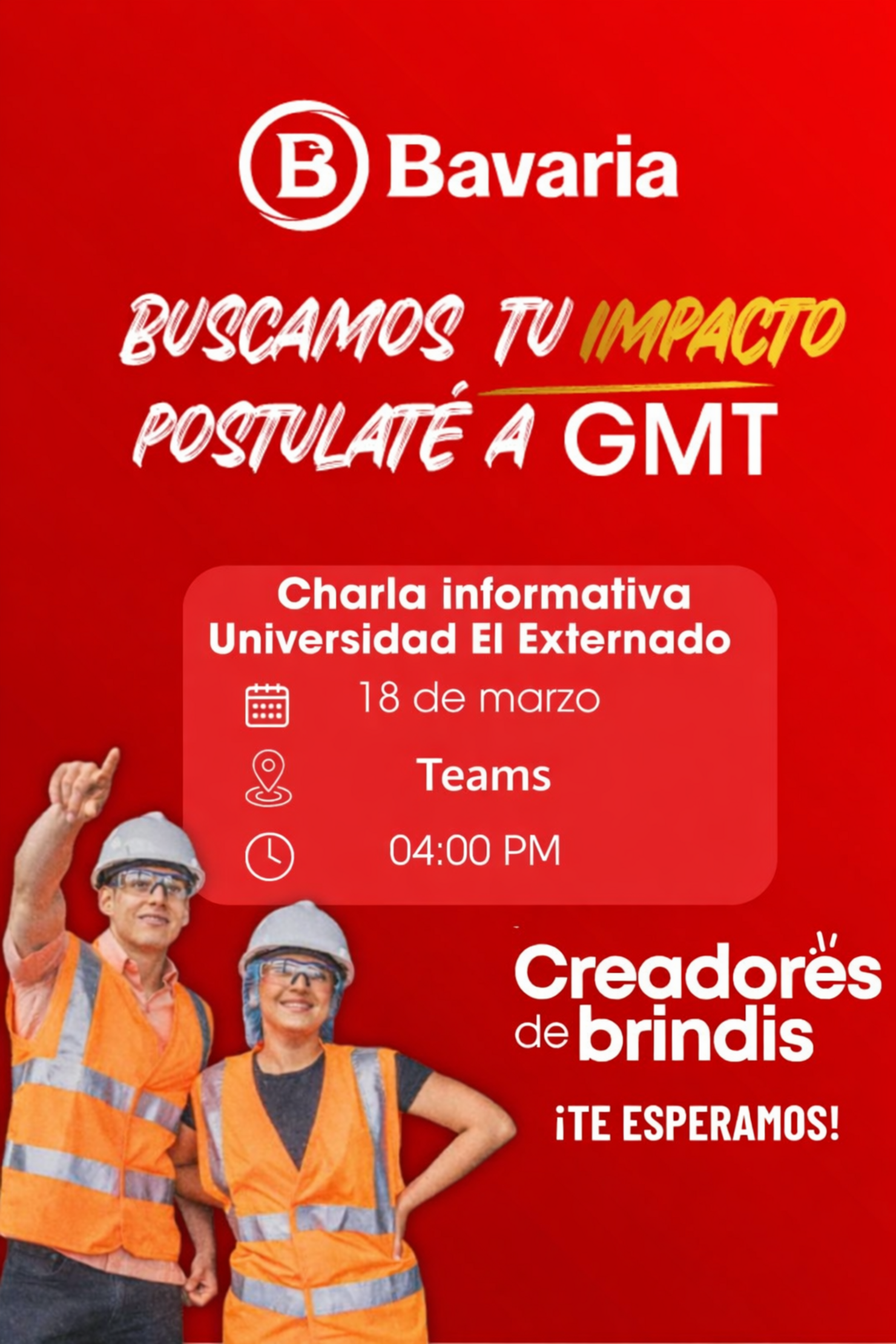 Charla informativa: Programa Global Management Trainee (GMT) de Bavaria