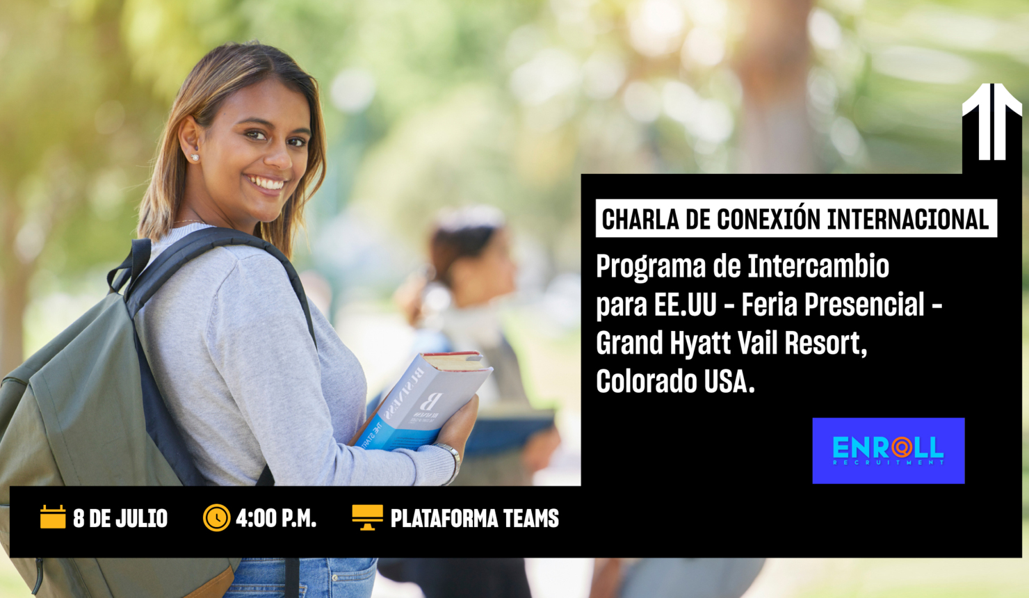 Programa de Intercambio para EE.UU - Feria Presencial - Grand Hyatt Vail Resort, Colorado USA.