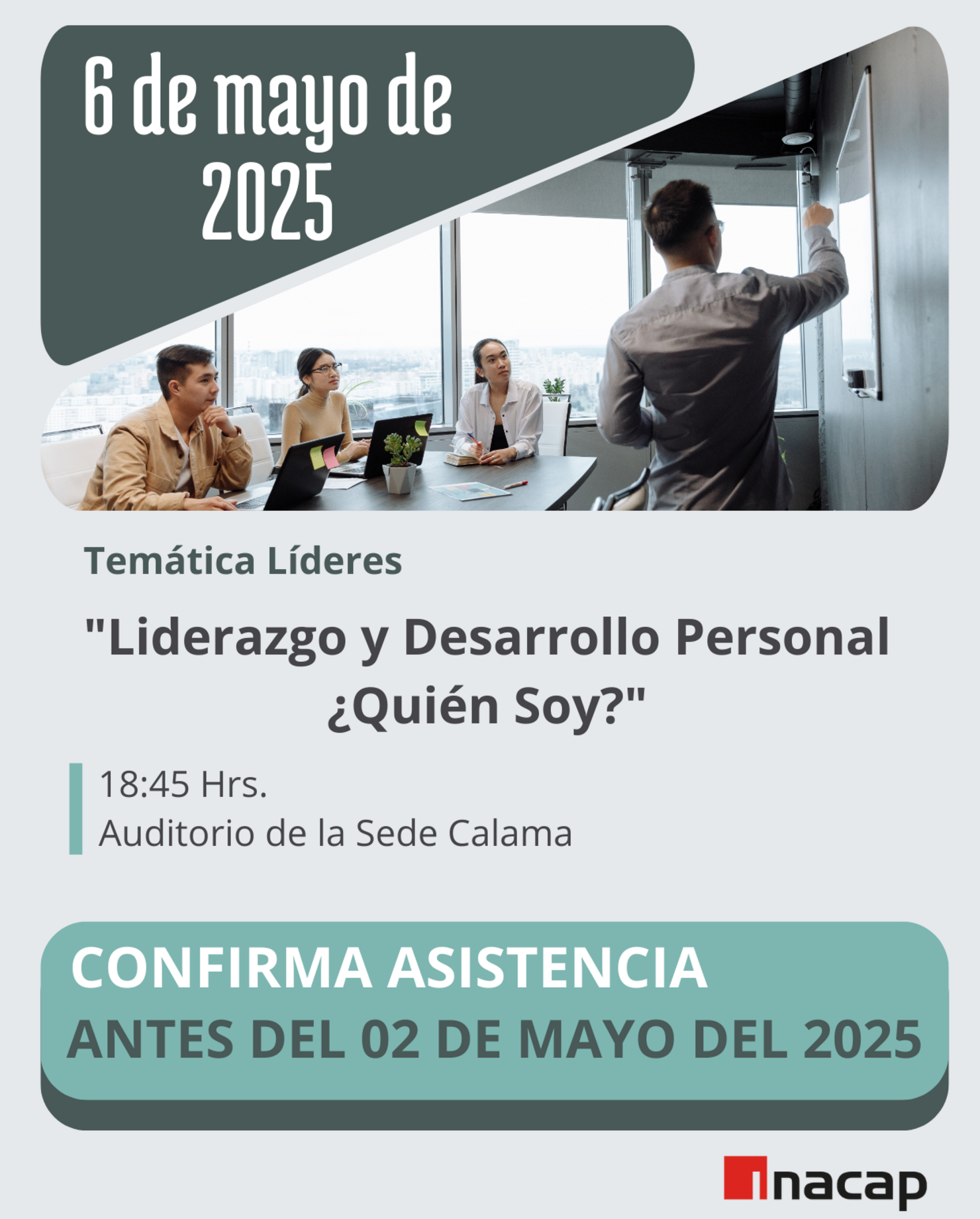 Charla de Especialidad: Liderazgo ¿Quién soy?