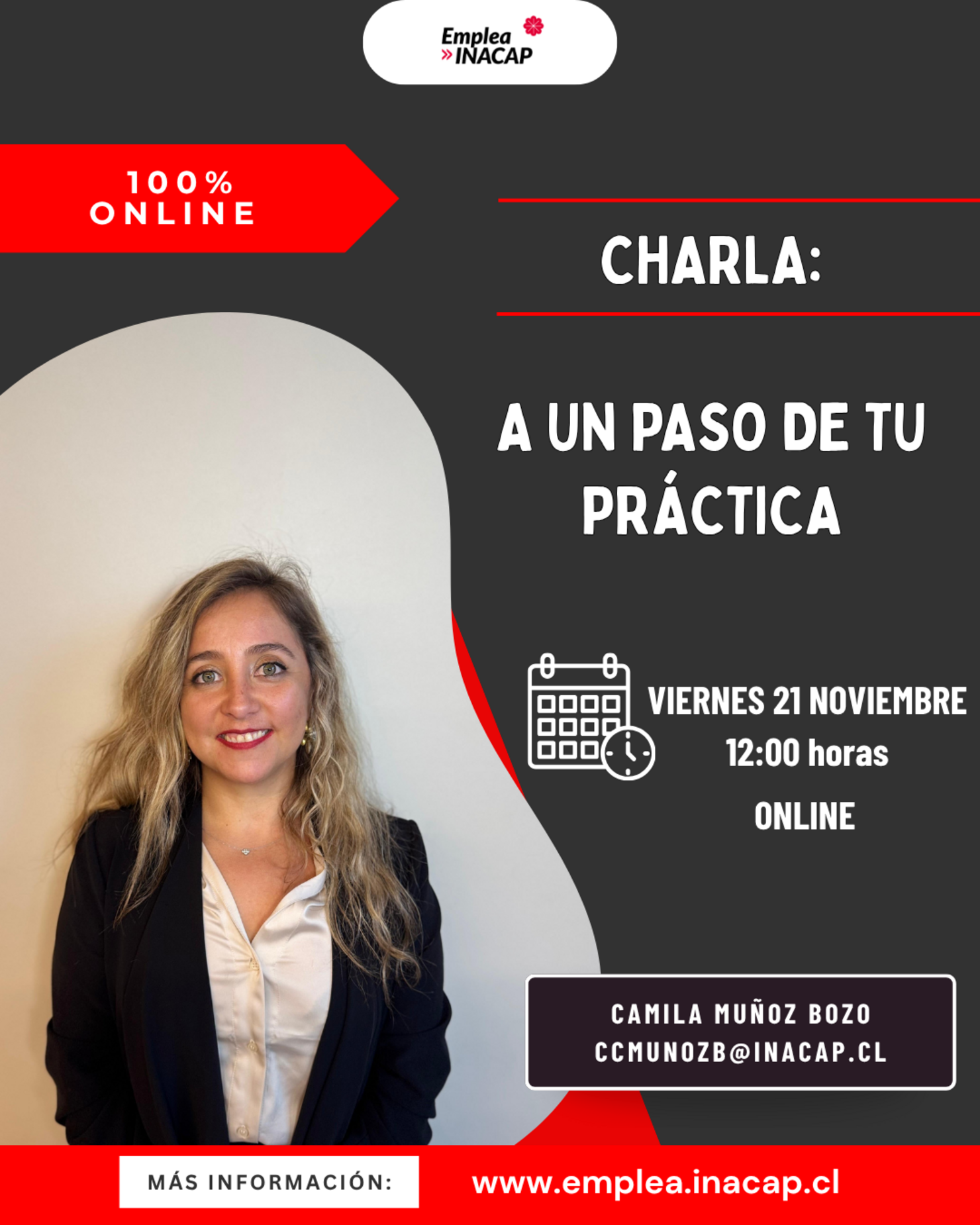 Charla: A un paso de tu práctica