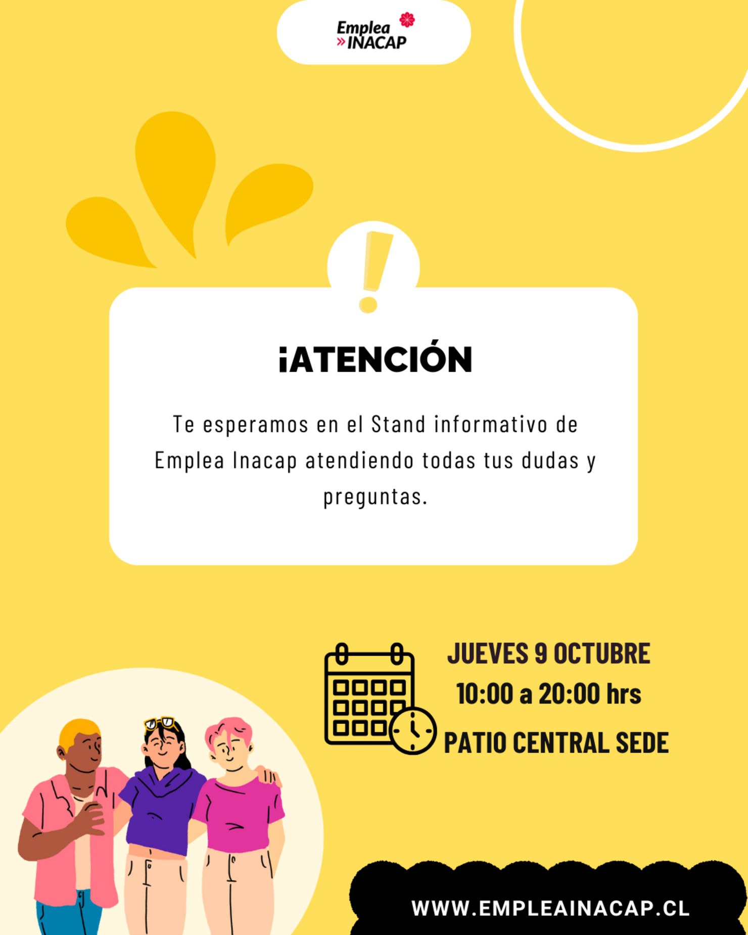 Stand Informativo Emplea Inacap