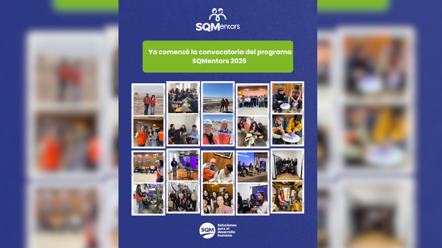 Convocatoria SQMentors 2026 de SQM Yodo Nutrición Vegetal