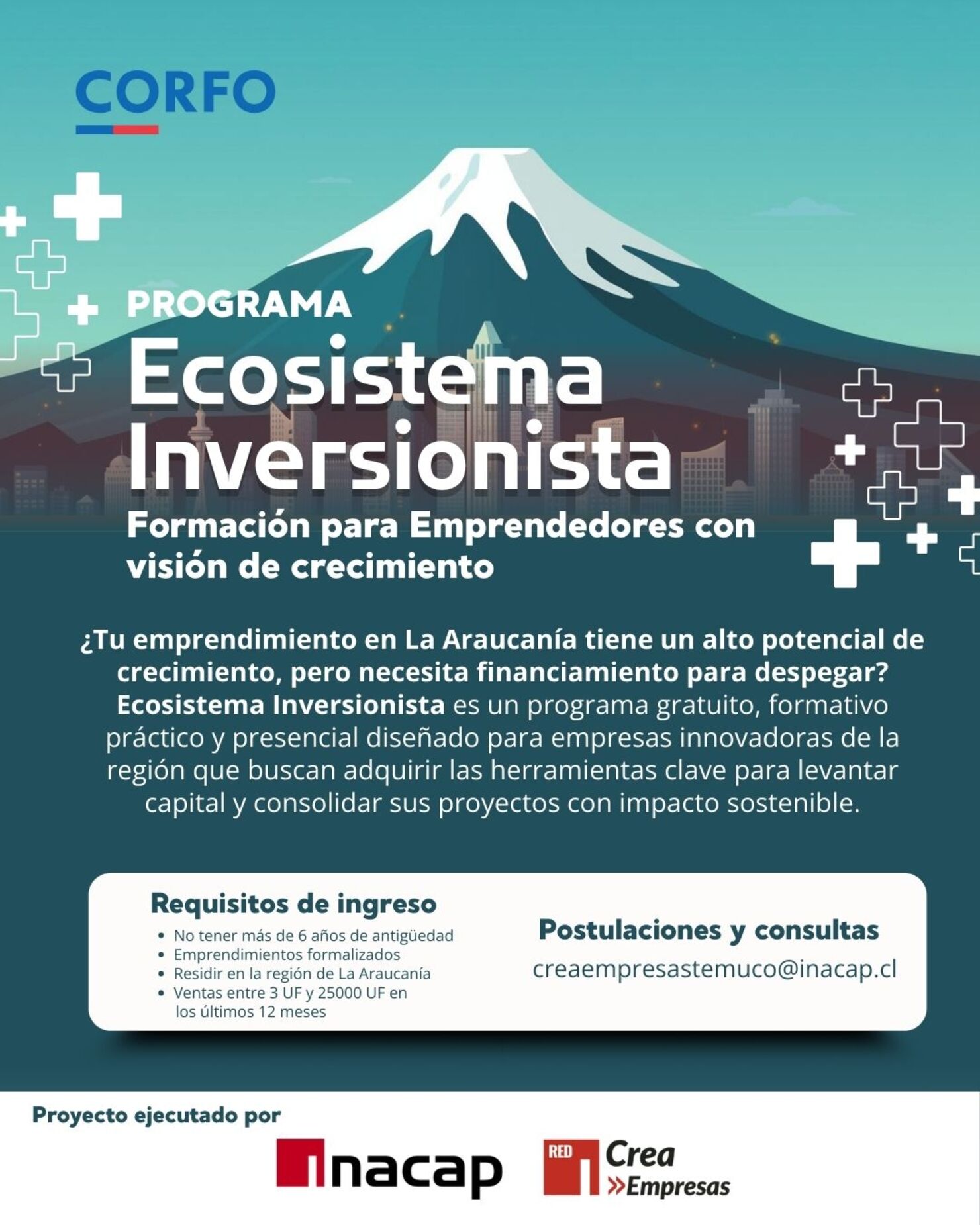 Postulación Programa de Formación ECOSISTEMA INVERSIONISTA CORFO