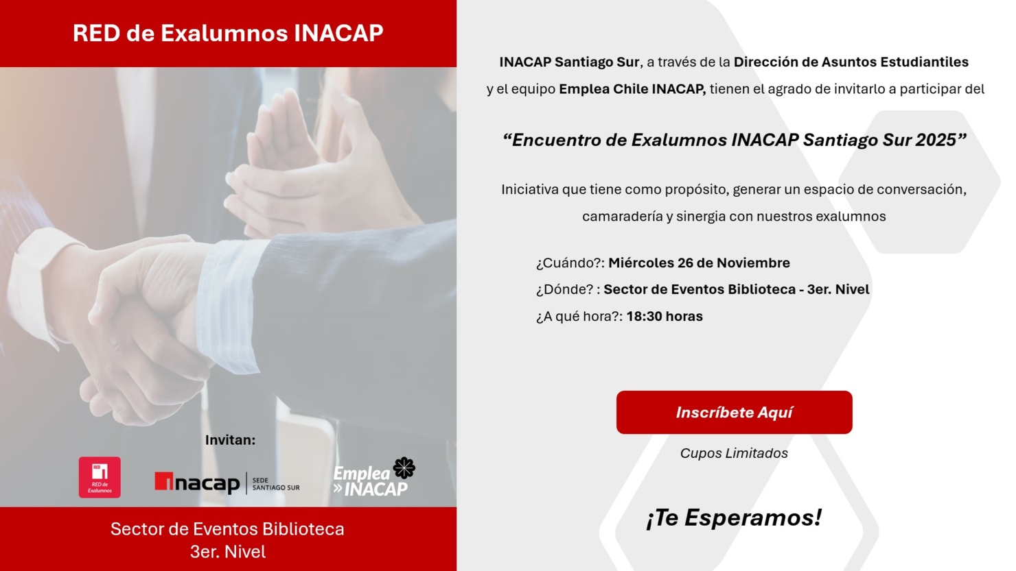 Encuentro de Exalumnos INACAP Santiago Sur