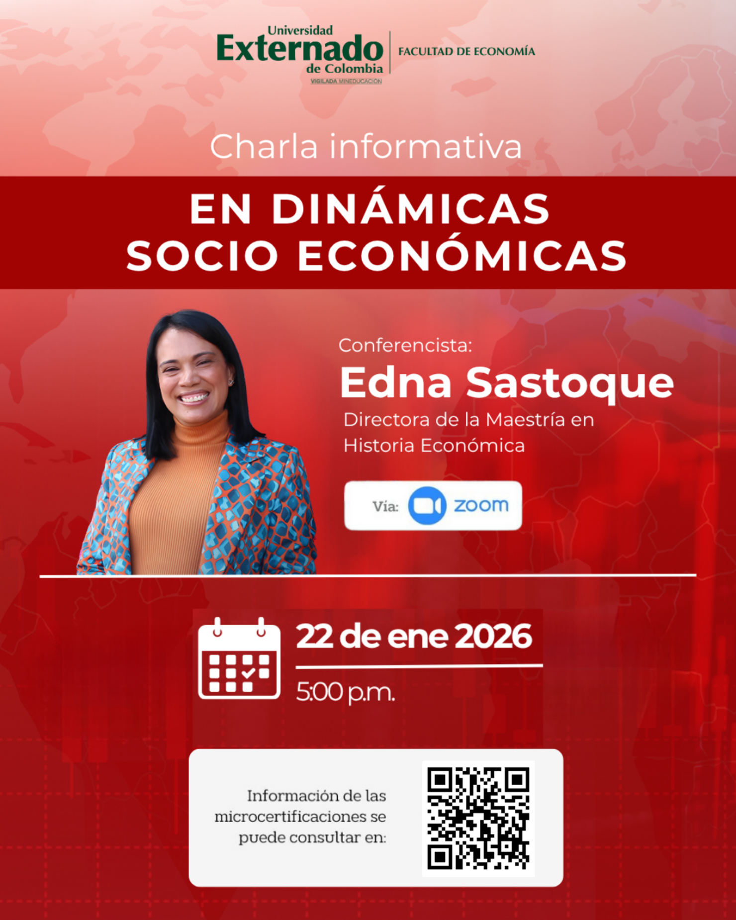 Charla Informativa Microcertificaciones en Dinámicas Socioeconómicas